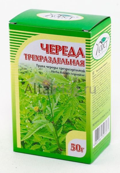 Череда трехраздельная (трава), 50 г фотография