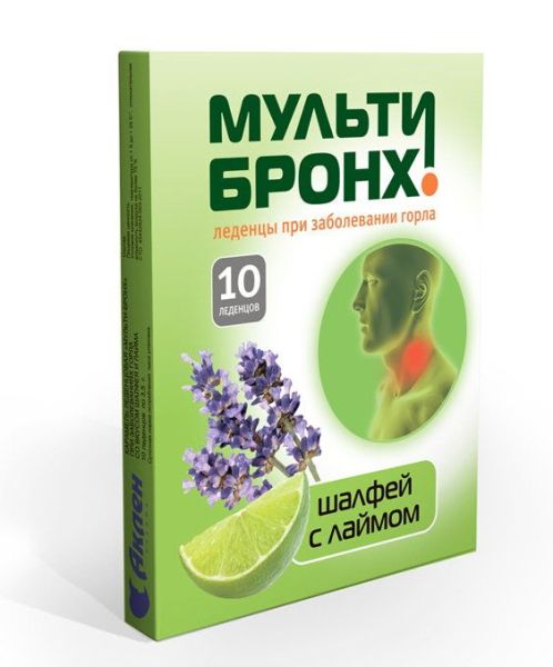 Изображение товара Мульти-Бронх леденцы при заболеваниях горла мёд с лимоном, 10 шт Мульти-Бронх леденцы при заболеваниях горла мёд с лимоном, 10 шт фотография
