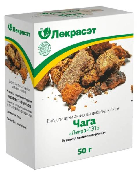 Чага, 50 г фотография