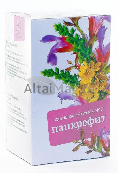 Изображение товара Фиточай Алтай №21 панкрефит, 30 пакетиков Фиточай Алтай №21 панкрефит, 30 пакетиков фотография