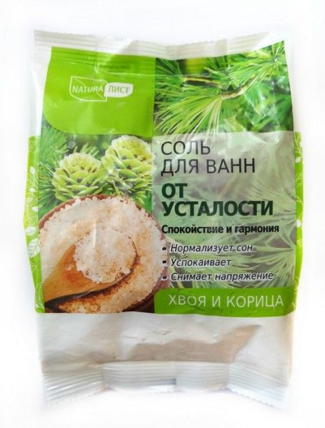 Изображение товара Натуралист Соль для ванн «От усталости», 500г Натуралист Соль для ванн «От усталости», 500г фотография