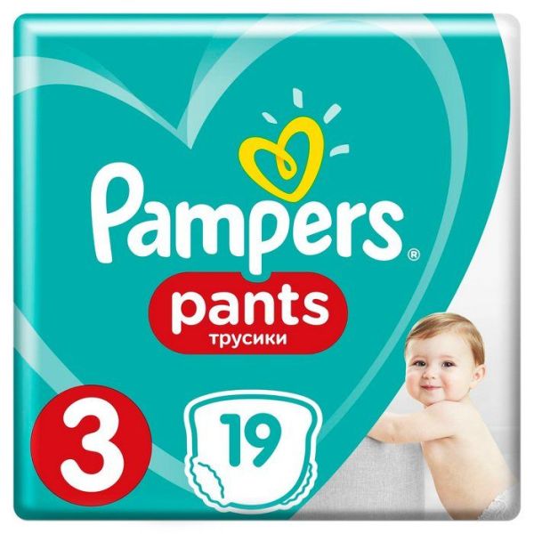 Изображение товара Подгузники-трусики Памперс Pants для мальчиков и девочек Midi 6-11кг №19 Подгузники-трусики Памперс Pants для мальчиков и девочек Midi 6-11кг №19 фотография