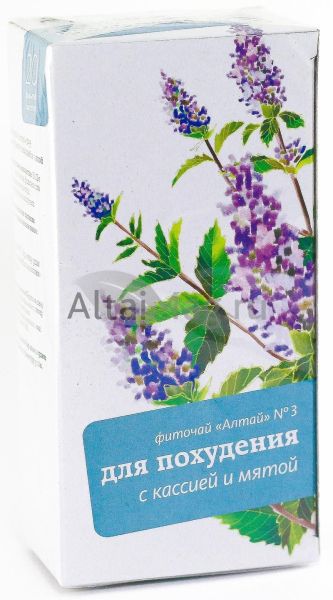 Изображение товара Фиточай Алтай №3 для похудения, 20 пакетиков Фиточай Алтай №3 для похудения, 20 пакетиков фотография