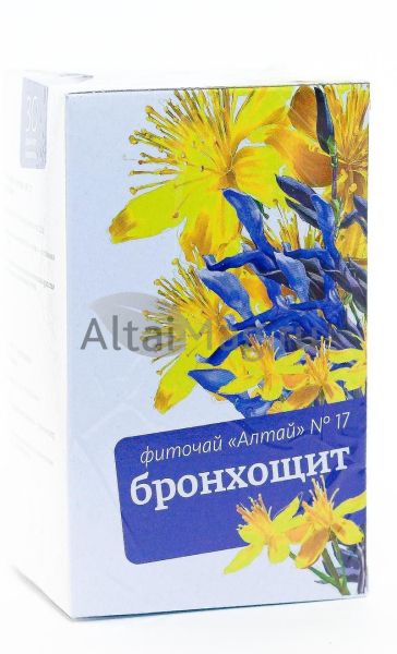 Изображение товара Фиточай Алтай №17 бронхощит, 30 пакетиков Фиточай Алтай №17 бронхощит, 30 пакетиков фотография