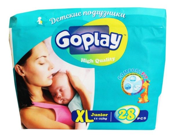 Подгузники GoPlay High Quality дышащие XL 11-25 кг №28 фотография